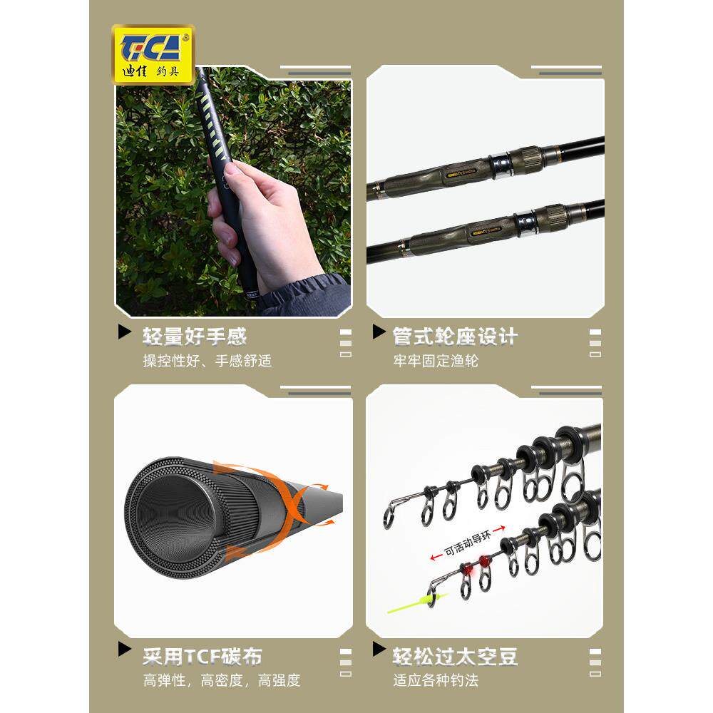 地家极滑浮杆，中长断面，LQW超硬超轻滑浮杆，远程石滑杆，浮大