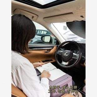 好折叠餐桌排收纳防前车载小桌板便携副驾驶工作台车内后排吃饭洒