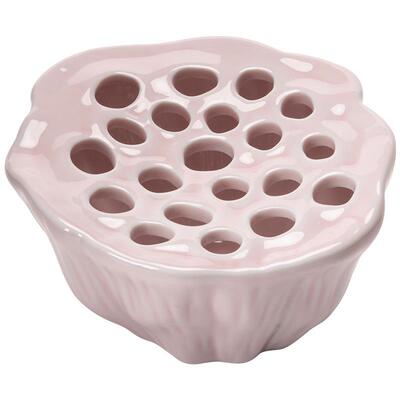 莲蓬建水具陶瓷壶承养壶垫茶23JS0223渣桶禅意花器花摆件功插配夫