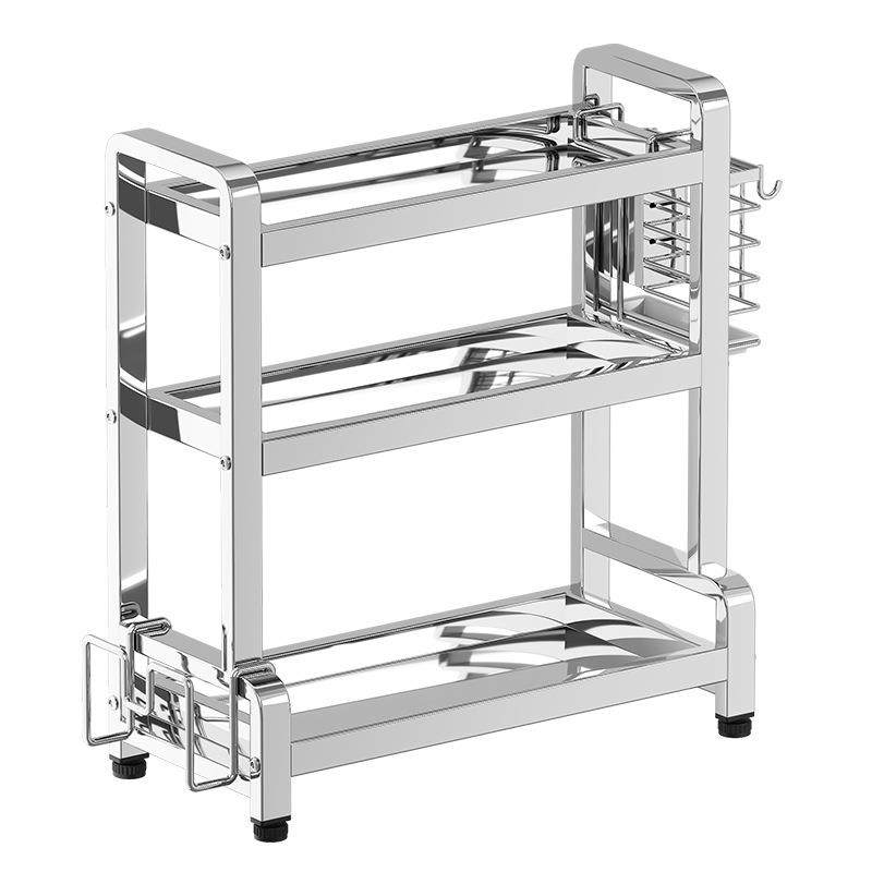 多层加厚不锈钢厨房置物架多功能刀架台面调料架调味品罐收纳架,厨房/烹饪用具,抹布架/厨房清洁收纳架,淘宝优惠券,粉丝福利购,淘宝优惠卷
