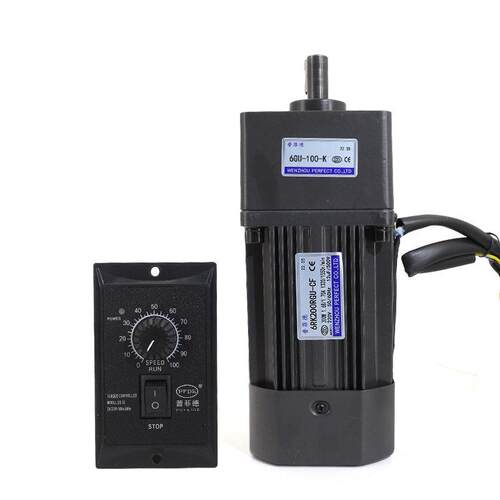 200W220V调速电机/速电机可调变速电机6R200GU-CF普菲德马达