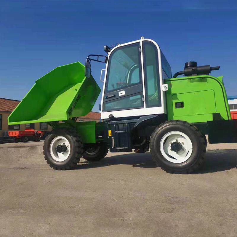 蹦蹦车柴油斗车前卸前置四驱蹦蹦翻斗车翻斗四轮送货