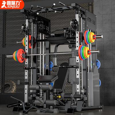 史密斯综合训练器家用龙门架史密斯机多功能健身器材夹胸深蹲倒蹬