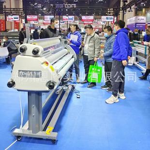 1.6米全自动卷对卷低温冷裱膜覆膜机背胶相纸自动裁切覆膜机