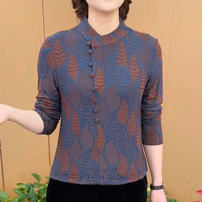 减龄妈妈装宽松显瘦大码上衣