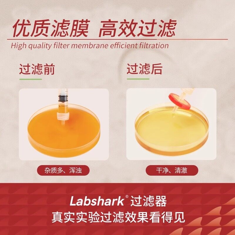 速发Lahk一次性水系有机系0.45m滤头针头亲疏水PTFE