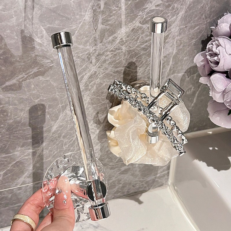 速发发圈收浴架发箍收纳神器头架发夹挂钩纳室轻奢置物绳发卡发饰