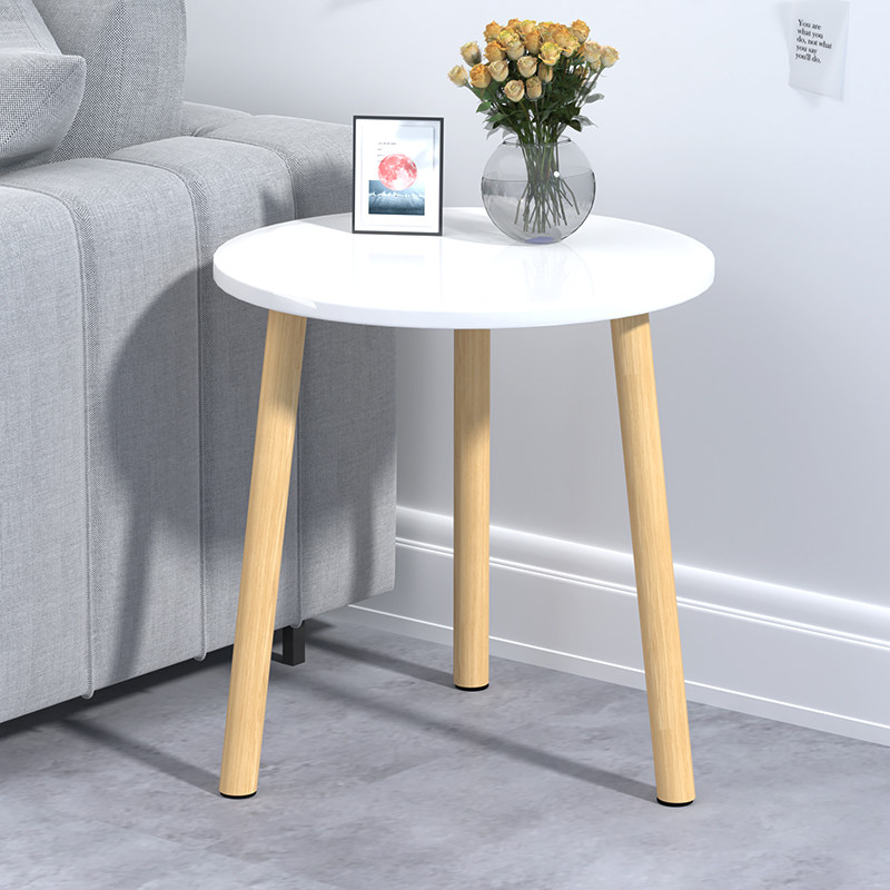 速发小桌几沙发边几圆尺寸户型家用床头置物架迷你简易小桌台小茶