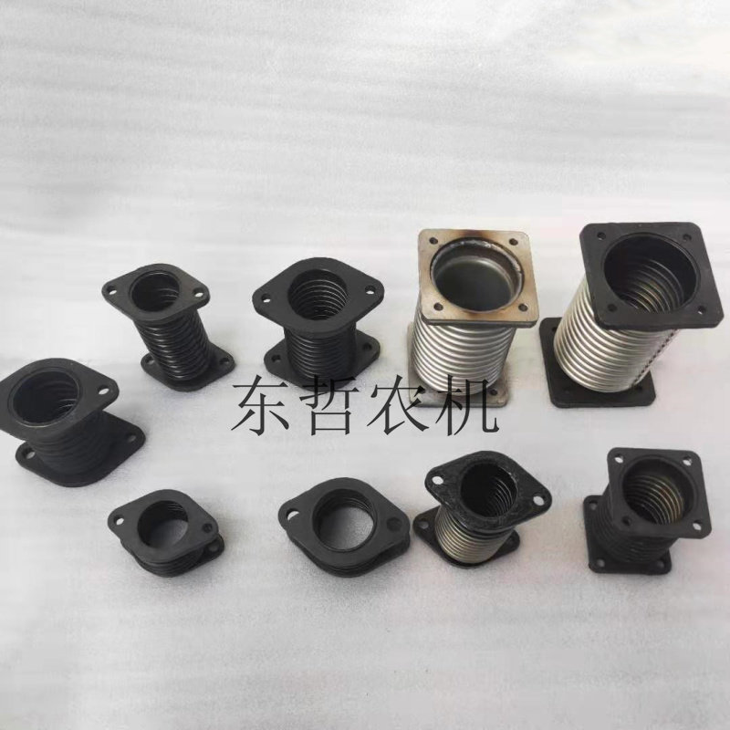 速发型种拖拉机农机配件通用各11圈胀2膨胀节机消音器管弯管接头