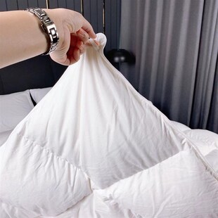 速发快宾爆款季冬 纯色羽丝绒被芯简约酒店团馆被芯承接