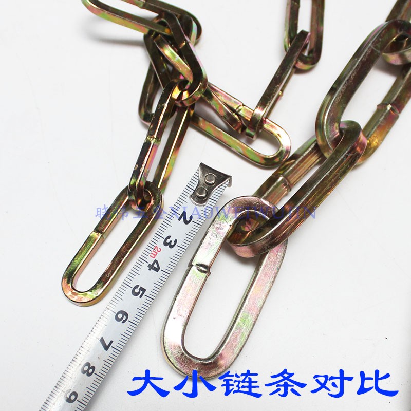 速发加粗大门链条锁防盗链条锁便携式锁单车锁电动车链子锁山地长