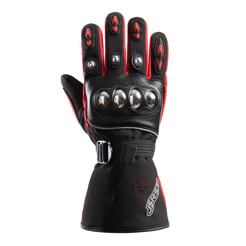 MOTORCYCLE RIDING GLOVES MENS AUTUMN AND WINTER MOTORCYCLE RIDER DROP RESISTANT WATERPROOF AND WINDPROOF OUTDOOR LONG FLEECE WARM