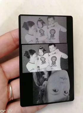 特厚彩色金属铝片激光打标名片/雕刻调试材料光纤机0.45厚度100张