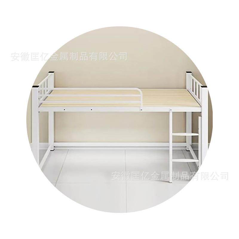 半高床双人单人简约铁架床成人半高床儿童床铁艺公寓床厂家