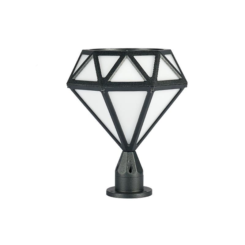 钻石柱头灯新款亮LED户外防XP-135围超墙庭院灯大门景观柱子花园