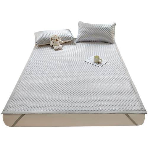 冰豆豆凉席三件套可机洗夏季凉感丝空调席学生宿舍冰丝席