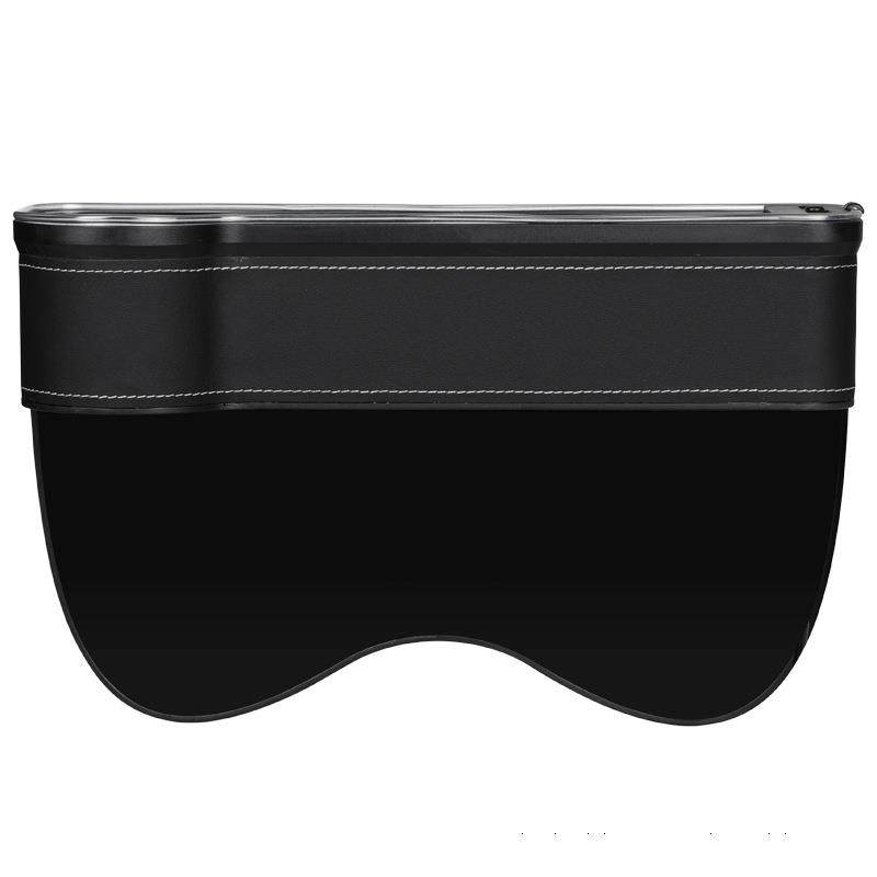 车载收纳盒置物盒带氛围灯USB充电口多功能汽车座椅夹缝隙储物盒,汽车用品/电子/清洗/改装,车载收纳箱/袋/盒,淘宝优惠券,粉丝福利购,淘宝优惠卷