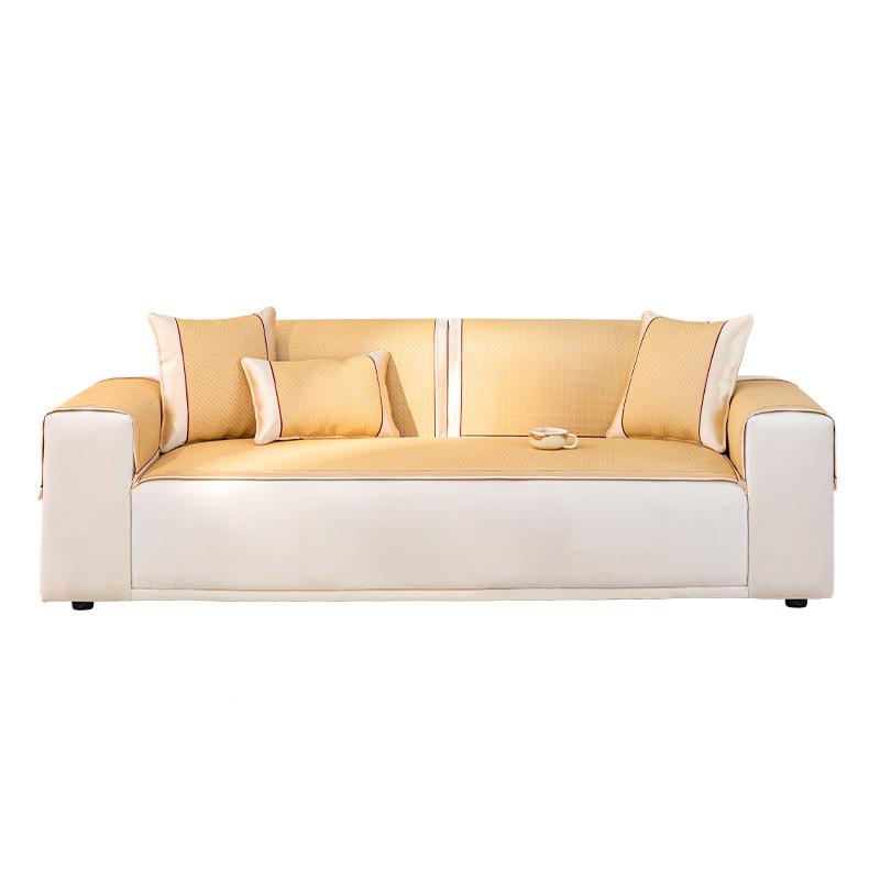 2025新款PE垫冰藤席冰楠5.15沙发夏季冷套感凉席坐垫防滑子沙发罩