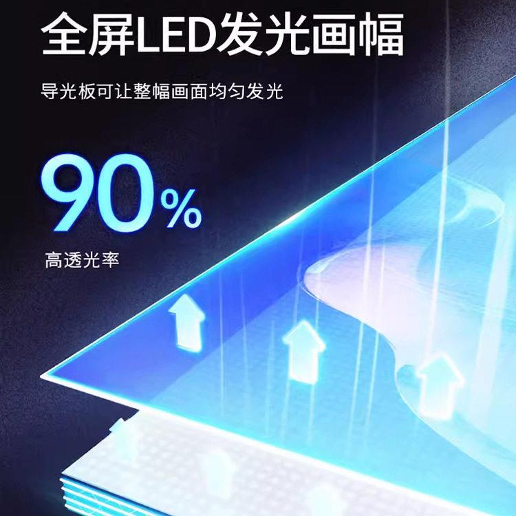 酒吧挂画霓虹灯发光画KTV包厢墙面装饰画背景墙壁画酒馆氛围感