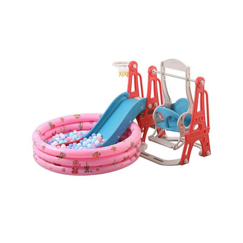 儿童滑滑梯室内家用小型宝宝滑梯秋千组合三合一小孩多功能游乐园