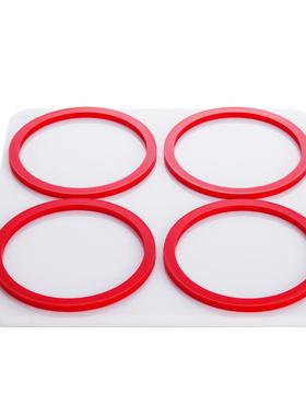 4个装配底座0.8升带刻度亚克力储液桶配CaMg标签贴纸滴定桶