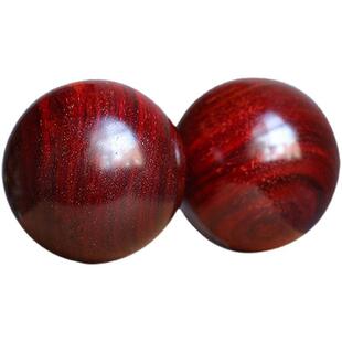 紫檀健身球保健球手球雕刻木手转球中老年人按摩球送礼品