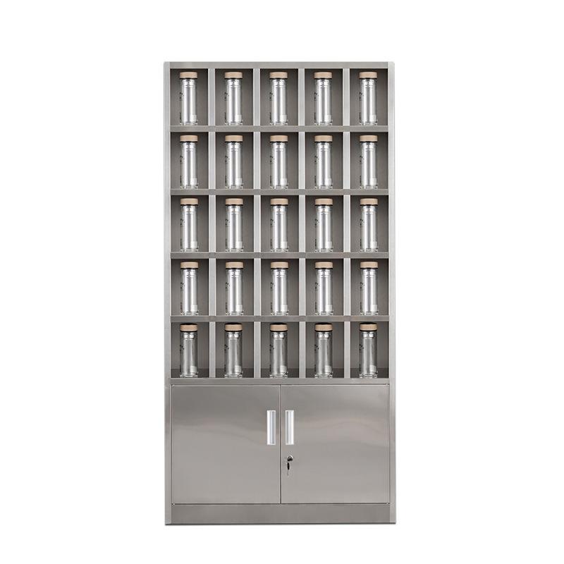 不锈钢水杯柜休息室茶间存放柜车水格间工厂员储工茶水杯架多HT-J
