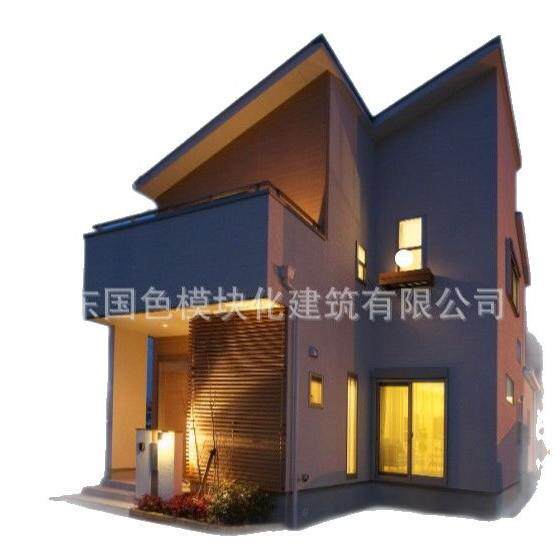 外贸轻钢集成别墅酒店钢结构房屋活动房木屋露营房模块化移动房子