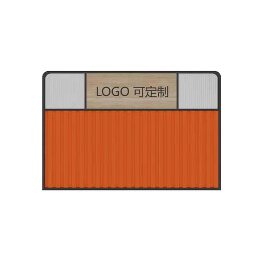 现代简约矮屏风办公区隔断餐厅火锅店过道半墙围栏铁艺工业风卡座