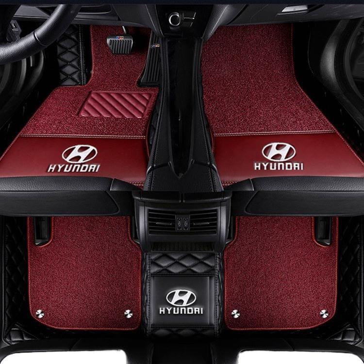 适用全5围汽车23423脚垫现代朗动途胜伊兰特领动瑞纳悦包动3ix2名