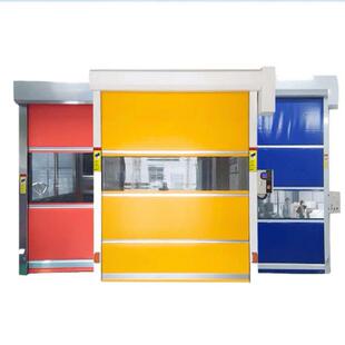 pvc快速卷帘门工厂车间无尘软帘门感应卷闸门自动净化门厂家