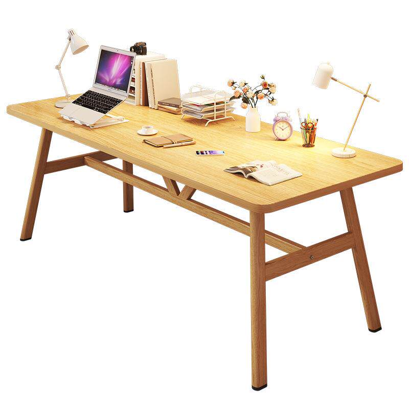 电脑桌椅套装一套办公桌简约现代书桌学生家用写字桌卧室复古桌子