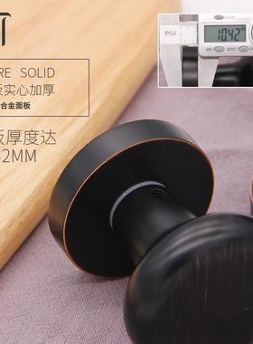 BAT隐形门锁单面室内隐形门锁电视背景墙暗门锁黑色美式卫生间锁