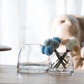 透明玻璃花瓶水培干花器鱼缸酒店婚庆样板房客厅摆件微景观生态瓶