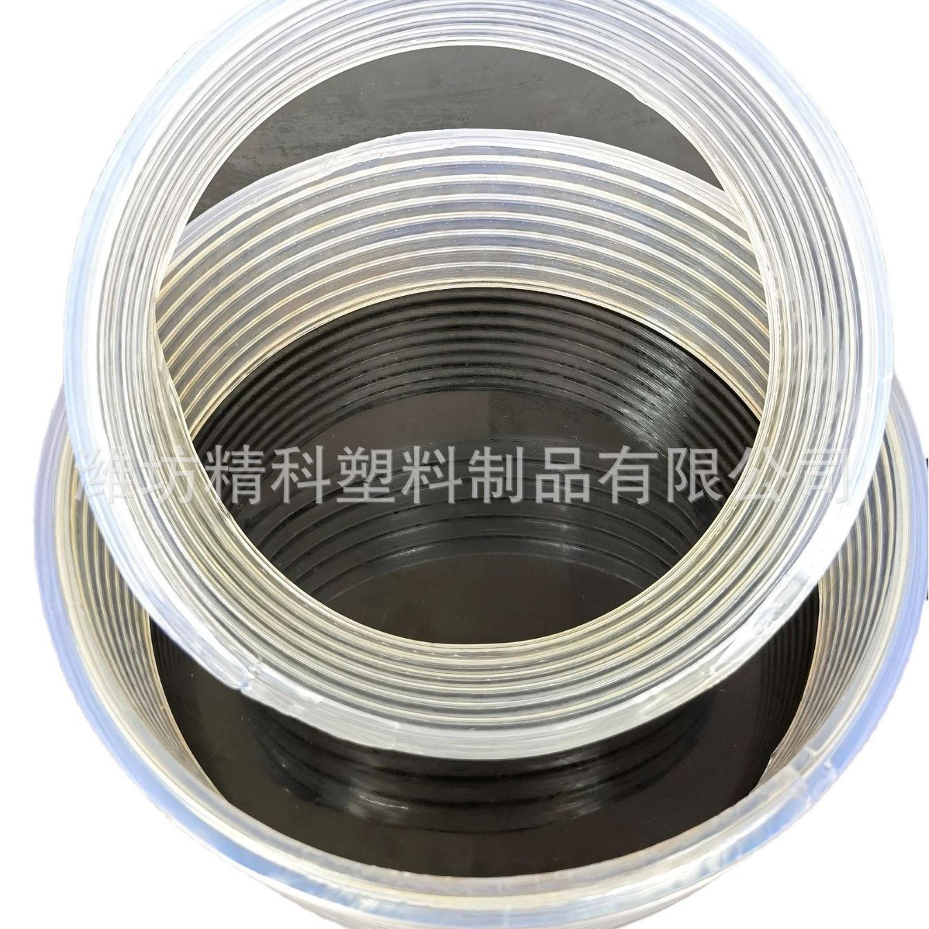 大口径PVC透明钢丝软管制品耐磨浇地排污管水泵抽水管