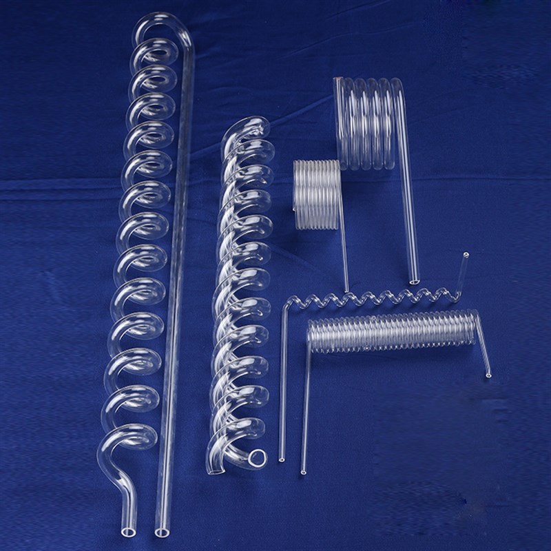 石英玻璃螺旋管型C型U型螺旋碳纤维加热管电光源气体放电灯专用