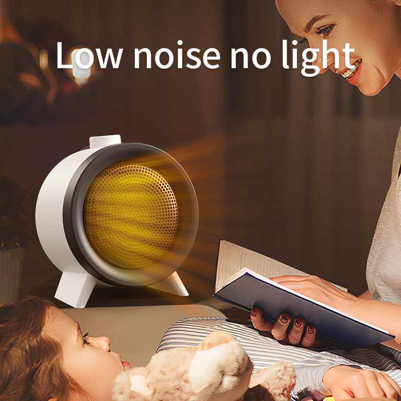 迷你暖风机桌面小型PTC取暖器家用速热省电办公室电暖器2档风速