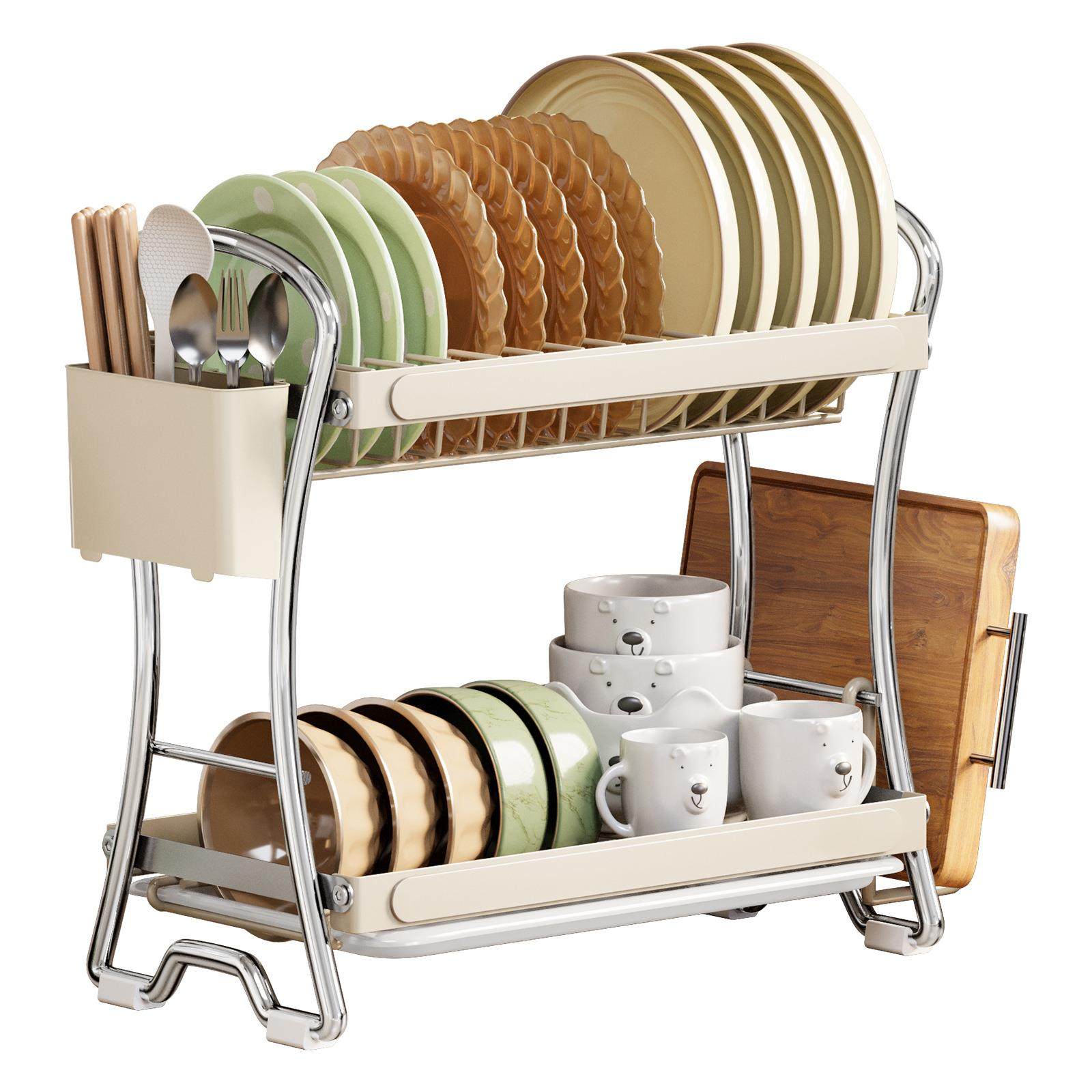 厨房置物架多功能碗盘碗碟收纳架碗筷收纳盒碗柜家用放碗架沥水架,厨房/烹饪用具,抹布架/厨房清洁收纳架,淘宝优惠券,粉丝福利购,淘宝优惠卷