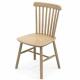 温莎白胚椅全实木餐椅家用餐厅咖啡厅北欧靠背牛角蝴蝶温莎椅白茬