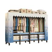 免安装 折叠衣柜出租屋结实耐用布衣柜卧室宿舍经济防尘家用挂衣橱