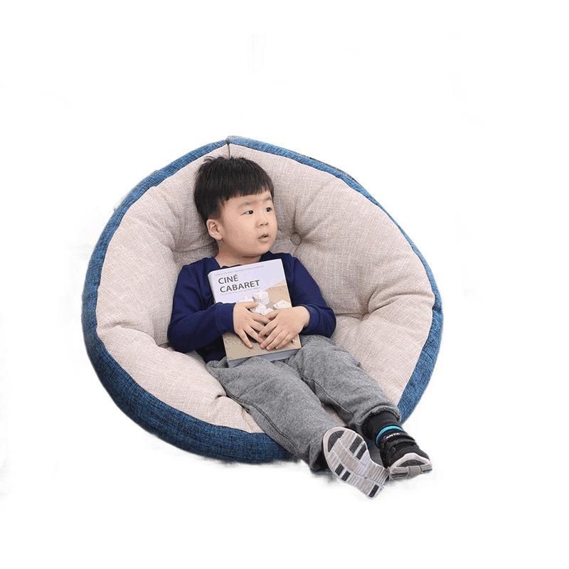 布艺折叠儿童懒人沙发可爱少女多功能宝宝爬行床头小靠垫