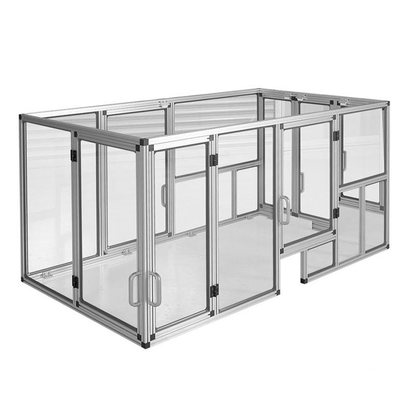 备框架定制设计EMM自化机械仪框器铝合金架支动架铝型材防设护罩