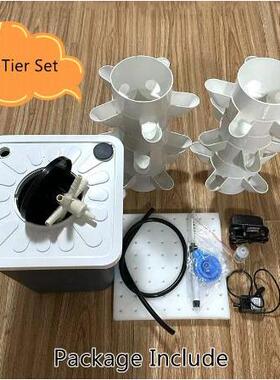 热销新款迷你立柱无土栽培水培种菜机水培立柱塔家庭学校工程