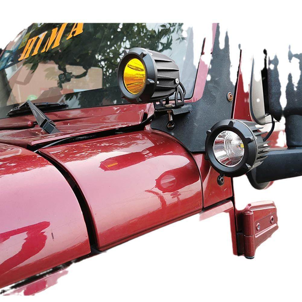 汽车射灯牧马人A柱led灯越野车改装超亮大灯中网车灯5w黄光雾灯,汽车零部件/养护/美容/维保,应急灯/维修灯,淘宝优惠券,粉丝福利购,淘宝优惠卷