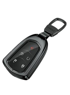 适用凯迪拉克钥匙壳XT5XT4SATS-lCT6车用金属铝合金钥匙包套壳