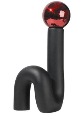 简约现代轻奢客厅样板房间软装饰品家居书房酒柜桌面玄关几何摆件