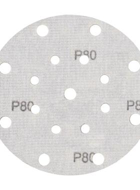 厂家直销6寸17孔薄膜紫砂陶瓷磨料费斯托款打磨汽车紫色干磨砂纸