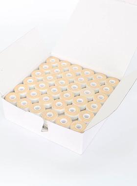 144个/盒白色L型纸边底线75D/2绣花线缝纫线缝纫机线底线线