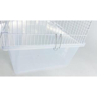 47仓鼠笼子金丝熊笼47加高底盘基础笼全透明底盘金丝熊超大别墅笼