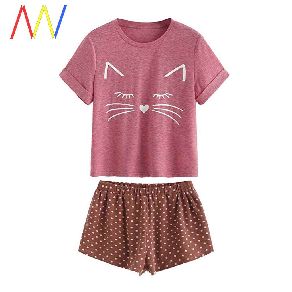 Pijamas for Women pajamas Sleepwear Set Shorts Pyjamas Woman